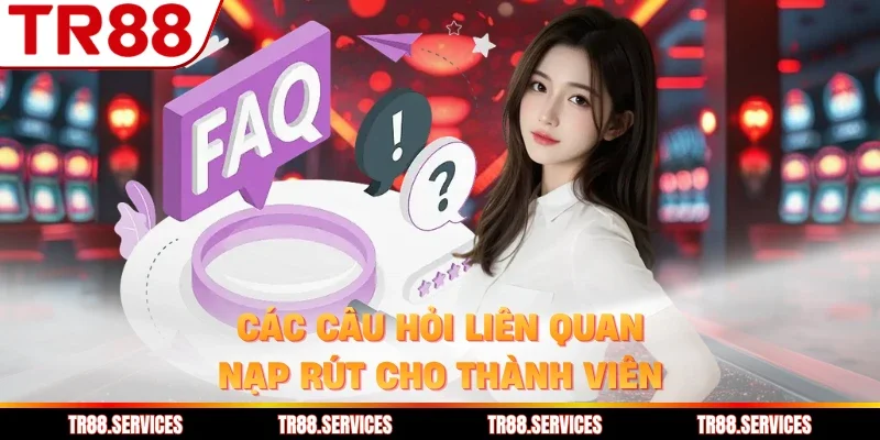 Các câu hỏi liên quan nạp rút cho thành viên